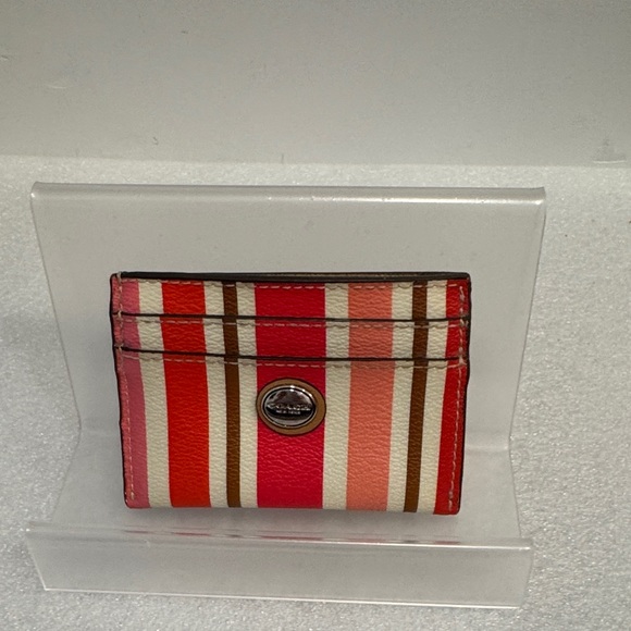 Coach Accessories - Coach Peyton multi stripe card holder